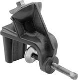 Image of Product. Front orientation. Mixer Clamps. Rim-Mount Mixer Clamps, Style 4.