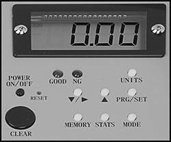 Image of Product. LED Display. Top orientation. ZoomedIn view. Contains Inset, Border. LED Display. Torque Tool Gauges for Torque Screwdrivers.