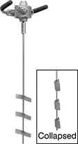Image of Product. Front orientation. Contains Inset. Mixers. Portable Air-Powered Mixers for Drums, 3 Propellers.