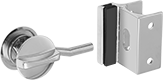Image of Product. Front orientation. Toilet Partition Latches. Mortise-Mount Toilet Partition Latches, Style A.