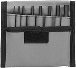 Image of Product. 8-Punch Set. Front orientation. Pin Removal Punches. Pin Removal Punch Sets, 8 Pieces.