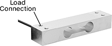 Image of Product. With 4 Threaded Through Holes. Front orientation. Contains Annotated. Load Cells. Configurable Tension and Compression Force Sensors, Rectangle, With 4 Threaded Through Holes.