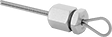 Image of Product. Front orientation. Wire Rope Clamps. Forged One-Piece Wire Rope Clamps—Not for Lifting.