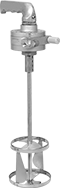 Image of Product. Front orientation. Mixers. Portable Air-Powered Mixers for Small Batches.
