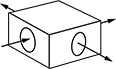 Image of Specification. Front orientation. Contains Annotated. 3 Outlets. Low-Profile Square Manifolds.