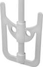 Image of Product. Front orientation. Mixer Attachments. U-Shape Chemical-Resistant Mixer Attachments.