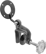 Image of Product. Front orientation. Mixer Clamps. Rim-Mount Mixer Clamps, Style 5.