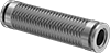 High-Vacuum Hose with Quick-Clamp Fittings