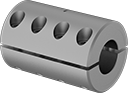 Image of Product. Front orientation. Rigid Shaft Couplings. Made-to-Order Two-Piece Rigid Shaft Couplings , For Round Shafts.