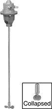 Image of Product. Front orientation. Contains Inset. Mixers. Thread-In Air-Powered Mixers for Drums, 1 Propeller.