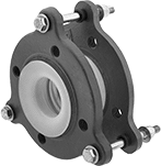 Image of Product. Front orientation. Pipe Expansion Joints. Chemical-Resistant Pipe Expansion Joints with Flanged Ends.