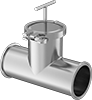 Stainless Steel Quick-Clamp T-Strainers