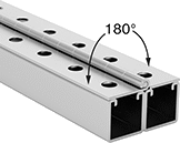 Image of Specification. Front orientation. Contains Annotated. Strut Channel Framing and Fittings. Strut Channel Hinges, Piano Hinge.
