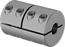 Image of Product. Front orientation. Rigid Shaft Couplings. Made-to-Order Clamping Rigid Shaft Couplings , For Round Shafts.