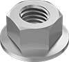 Metric High-Strength Steel Distorted-Thread Flange Locknuts—Class 10