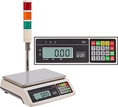 Image of Product. Front orientation. Contains Inset. Scales. Go/No-Go Digital-Display Bench-Top Scales.