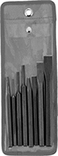 Image of Product. 8-Piece Set. Front orientation. Pin Removal Punches. Punch and Chisel Sets, 8 Pieces.