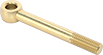 Image of Product. Back orientation. Rod Ends. Corrosion-Resistant Partially Threaded Rod End Bolts, Brass.
