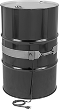 Image of ProductInUse. Front orientation. Wraparound Heaters. Wraparound Heaters for Pails and Drums, Plug In.