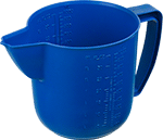 Image of Product. Front orientation. Beakers. Metal- and X-Ray-Detectable Plastic Beakers.