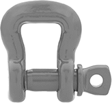 Image of Product. Front orientation. Shackles. Flat Shackles for Lifting, Screw Pin.