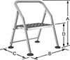 Foldable Clean Room Step Stools