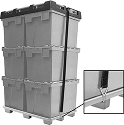 Image of ProductInUse. Style B (Shown with Pallet). Front orientation. Pallet Load Covers. Style B.