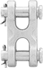 Cotter Pin Shackles with Two Connectors and Same-Size Openings—Not for Lifting