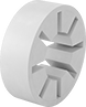 Image of Product. Front orientation. Flexible Shaft Couplings. High-Torque Spider Couplings, Split Spiders.