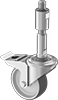 Sanitary Threaded-Stem Casters