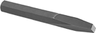Image of Product. Front orientation. Chisels. Groove-Cutting Chisels for Metal, Standard End with Smooth Handle, Diamond Tip.