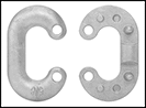 Image of Product. Front orientation. Exploded view. Contains Border. Ring Links. Riveted Hammer-Close Ring Links—Not for Lifting.