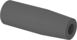 Image of Product. Front orientation. Lever Handles. Metal-Detectable Tapered Lever Handles.
