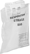 Image of Product. Front orientation. Respirator Bags.