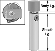 Image of Product. With Temperature-Control Screw. Front orientation. Contains Annotated, Inset. Heating Elements. Flow-Through Heating Elements for Water, Copper Heating Element.