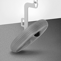 Image of ProductInUse. Front orientation. Coil Hooks.