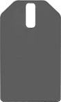 Image of Product. Front orientation. Tags. Metal- and X-Ray-Detectable Plastic Write-On Tags, Blank Tags.