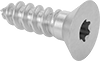 Steel Torx Flat Head Wood Screws