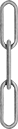 Image of Product. No-Snag Chain. Front orientation. Chain. Medium Duty Chain, No-Snag Chain.