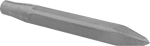 Image of Product. Front orientation. Chisel Bits. 0.890" Round-Shank Chisel Bits for Demolition Hammers, Pointed Chisel Bit Blade.