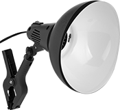 Image of Product. Front orientation. Portable Work Lights. Plug-In&nbsp;Portable&nbsp;Clip-On Work&nbsp;Lights, Style E.