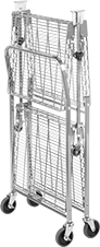 Image of Product. Shown Folded. Front orientation. Carts. Folding Carts.