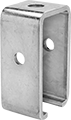 Image of Product. Style 1. Front orientation. Strut Channel Framing and Fittings. Strut Channel Ceiling Mounts for Trolleys, Zinc-Plated Steel, Style 1.