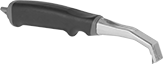 Image of Product. Rubber Handle and Triangular Blade. Front orientation. 10 1/2" Overall Length. Long-Life Carbide Blade Flat-Surface Scrapers.