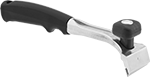 Image of Product. Plastic Handle and Straight Blade with Knob. Front orientation. Knob. Long-Life Carbide Blade Flat-Surface Scrapers, Plastic Handle.