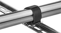 Image of ProductInUse. Front orientation. Hook and Loop Straps. DIN-Rail-Mount Hook and Loop Straps, Clip On, Straps with Buckle.