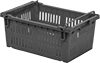 Nestable and Stackable Plastic Vented Tote Boxes