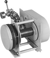 Image of Product. Front orientation. Winches. Heavy Duty Air-Powered Winches for Wire Rope—For Lifting.