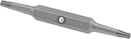 Image of Product. Front orientation. Screwdriver Bits. Reversible Tamper-Resistant Torx Bits.