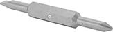 Image of Product. Front orientation. Screwdriver Bits. Reversible Phillips/Slotted Bits, For Hand Tools, Ball-Detent Bit Holder.